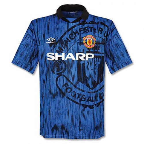 92-93 Manchester United Away Retro Soccer Jersey Shirt